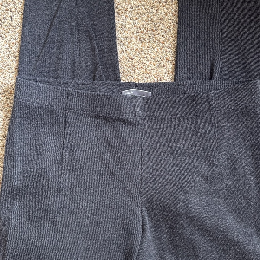 Vince - Tailored Charcoal Gray Leggings NWOT